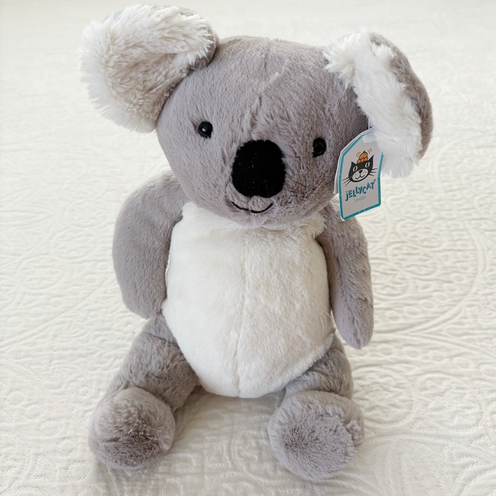 Jellycat Medium Kai Koala Plush Stuffed Animal (10"‎ Sitting) Retired RARE